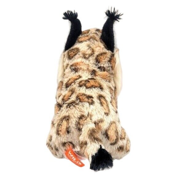 2/$15 Wild Republic Realistic Bobcat Plush Brown 9" Cub Sitting Stuffed Spotted - Picture 4 of 9